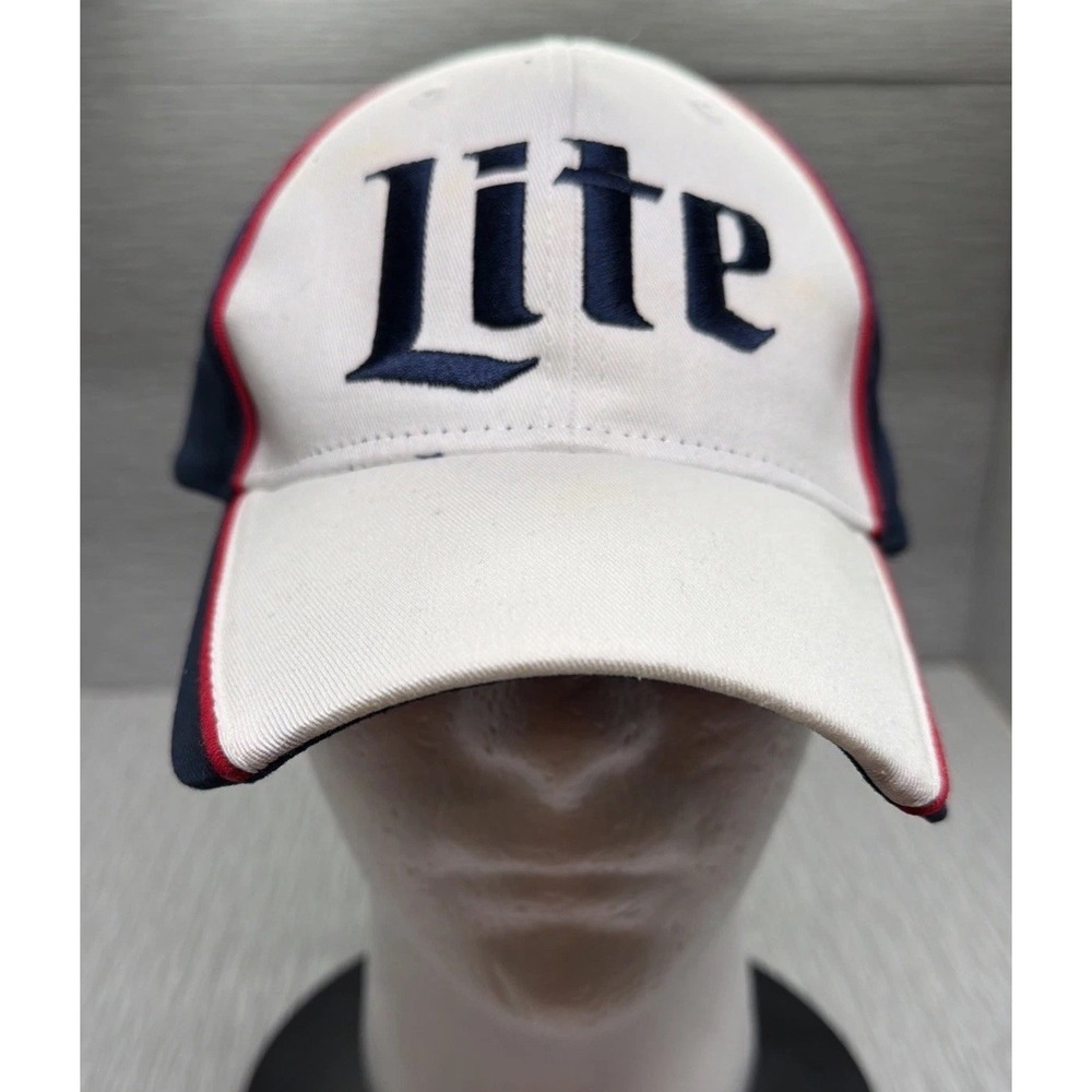 Team Penske Brad Keselowski Miller Lite NASCAR Adjustable Strapback Hat Cap‎
